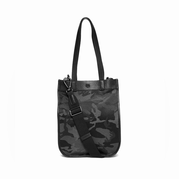 lululemon athletica Handbags - Lululemon Now And Always Tote Mini 8L Leather Camo Gym Travel Crossbody Bag